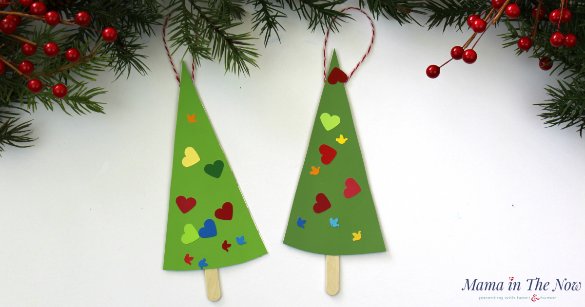 Kid Approved Paint Chip Ornaments